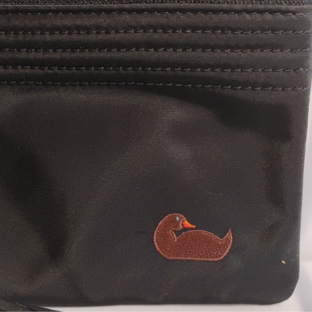 Dooney & Bourke Black Crossbody Bag with Yellow Scarf - Picture 3 of 10